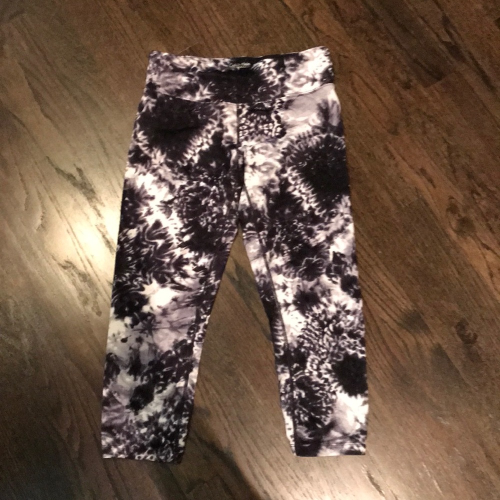 Calvin Klein Performance Tie Dye Ink Blot Leggings
